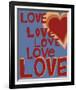 Power Poster - Love-Lottie Fontaine-Framed Giclee Print