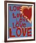 Power Poster - Love-Lottie Fontaine-Framed Giclee Print