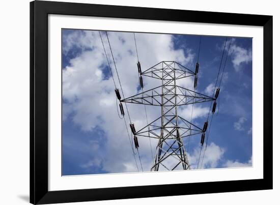 Power Pylon, Stevens Pass, Washington-Paul Souders-Framed Photographic Print