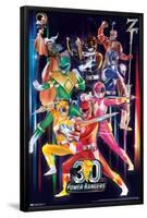 Power Rangers - 30th Group-Trends International-Framed Poster