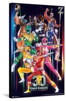 Power Rangers - 30th Group-Trends International-Stretched Canvas