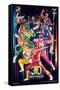 Power Rangers - 30th Group-Trends International-Framed Stretched Canvas