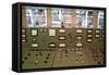 Power Station Controls-Nathan Wright-Framed Stretched Canvas