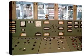 Power Station Controls-Nathan Wright-Stretched Canvas