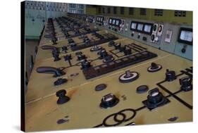 Power Station Controls-Nathan Wright-Stretched Canvas