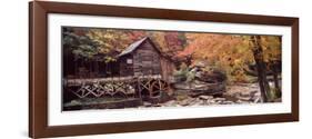 Power Station in a Forest, Glade Creek Grist Mill, Babcock State Park, West Virginia, USA-null-Framed Photographic Print