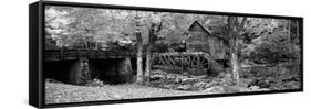 Power Station in a Forest, Glade Creek Grist Mill, Babcock State Park, West Virginia, USA-null-Framed Stretched Canvas