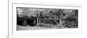 Power Station in a Forest, Glade Creek Grist Mill, Babcock State Park, West Virginia, USA-null-Framed Photographic Print