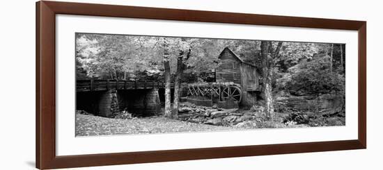 Power Station in a Forest, Glade Creek Grist Mill, Babcock State Park, West Virginia, USA-null-Framed Photographic Print