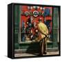 "Power Tool Window Shopping", November 10, 1951-Stevan Dohanos-Framed Stretched Canvas