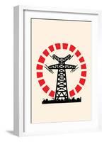 Power Tower-Chinese Government-Framed Art Print