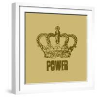 Power-null-Framed Giclee Print