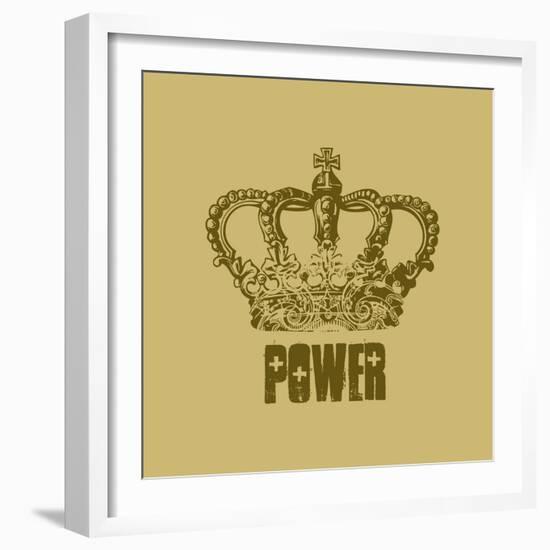 Power-null-Framed Giclee Print