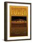 Power-null-Framed Art Print