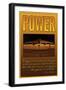 Power-null-Framed Art Print