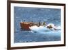 Powerboat on the Ocean-null-Framed Premium Giclee Print