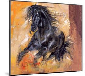 Powerful Arabian Beauty-Joadoor-Mounted Art Print