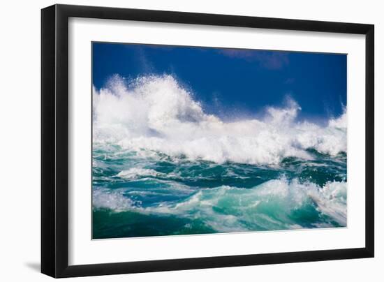 Powerful Ocean Wave-michaeljung-Framed Photographic Print