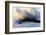 Powerful wave breaking off a beach, Hawaii-Mark A Johnson-Framed Photographic Print