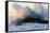 Powerful wave breaking off a beach, Hawaii-Mark A Johnson-Framed Stretched Canvas