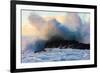 Powerful wave breaking off a beach, Hawaii-Mark A Johnson-Framed Photographic Print