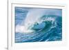 Powerful wave breaking off a beach, Hawaii-Mark A Johnson-Framed Photographic Print