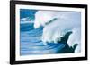 Powerful wave breaking off a beach, Hawaii-Mark A Johnson-Framed Photographic Print