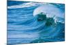 Powerful wave breaking off a beach, Hawaii-Mark A Johnson-Mounted Photographic Print