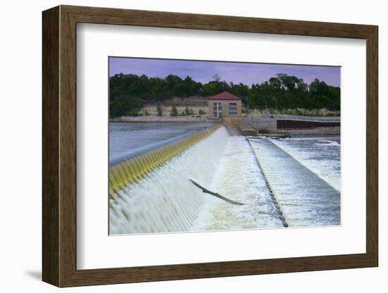 Powerhouse and Dam Spillway-jrferrermn-Framed Photographic Print