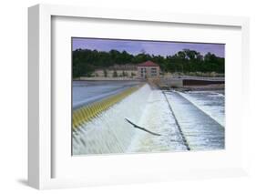 Powerhouse and Dam Spillway-jrferrermn-Framed Photographic Print