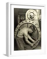 Powerhouse Mechanic, C.1924-Lewis Wickes Hine-Framed Photographic Print