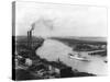 Powerplant on Savannah River-null-Stretched Canvas