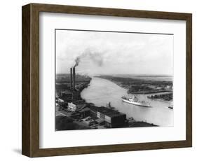 Powerplant on Savannah River-null-Framed Photographic Print