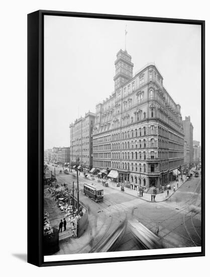 Powers Building, Rochester, N.Y.-null-Framed Stretched Canvas