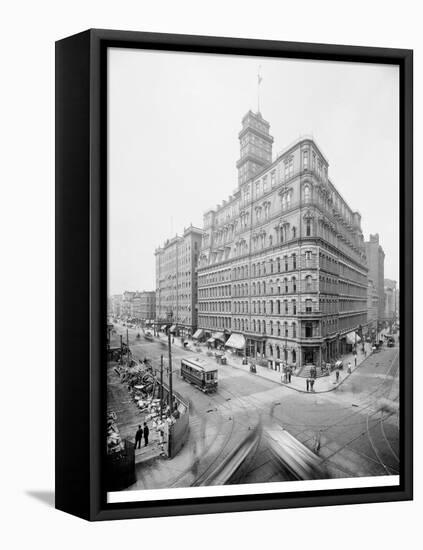 Powers Building, Rochester, N.Y.-null-Framed Stretched Canvas