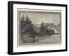 Powerscourt House, the Seat of Viscount Powerscourt-Charles Auguste Loye-Framed Giclee Print