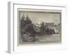 Powerscourt House, the Seat of Viscount Powerscourt-Charles Auguste Loye-Framed Giclee Print