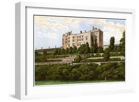 Powis Castle, Powys, Wales, Home of the Earl of Powys, C1880-Benjamin Fawcett-Framed Giclee Print