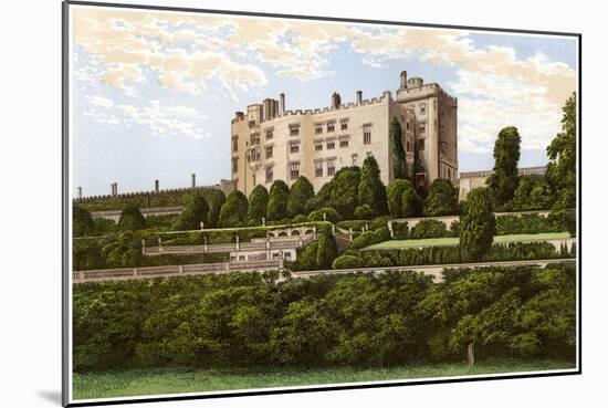Powis Castle, Powys, Wales, Home of the Earl of Powys, C1880-Benjamin Fawcett-Mounted Giclee Print