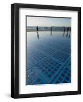 Pozdrav Zuncu (Sun Salutation) Monument by Architect Nikola Basic, Zadar, Zadar County, Dalmatia Re-Emanuele Ciccomartino-Framed Photographic Print