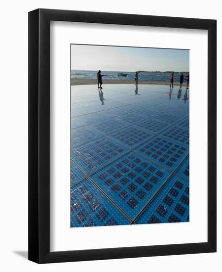 Pozdrav Zuncu (Sun Salutation) Monument by Architect Nikola Basic, Zadar, Zadar County, Dalmatia Re-Emanuele Ciccomartino-Framed Photographic Print