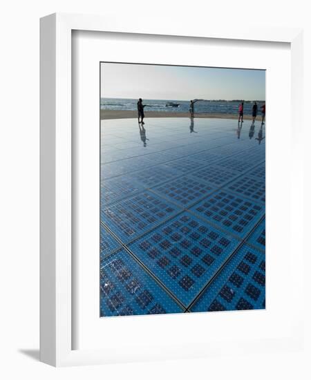 Pozdrav Zuncu (Sun Salutation) Monument by Architect Nikola Basic, Zadar, Zadar County, Dalmatia Re-Emanuele Ciccomartino-Framed Photographic Print