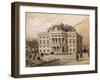 Pozsony Theatre in Budapest, Hungary 20th Century Engraving-null-Framed Giclee Print