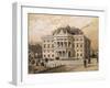 Pozsony Theatre in Budapest, Hungary 20th Century Engraving-null-Framed Giclee Print