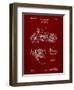 PP10 Burgundy-Borders Cole-Framed Giclee Print
