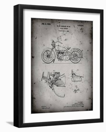 PP10 Faded Grey-Borders Cole-Framed Giclee Print