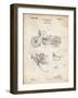 PP10 Vintage Parchment-Borders Cole-Framed Giclee Print