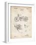 PP10 Vintage Parchment-Borders Cole-Framed Giclee Print