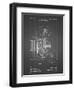 PP1000-Black Grid Projecting Kinetoscope Patent Poster-Cole Borders-Framed Giclee Print