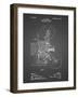 PP1000-Black Grid Projecting Kinetoscope Patent Poster-Cole Borders-Framed Giclee Print